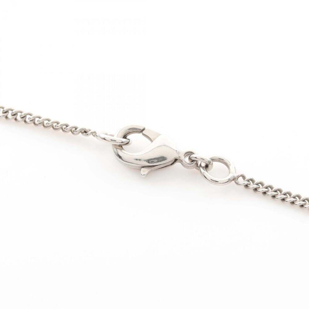 CHANEL Silver Logo Necklace - Picture 4 of 7